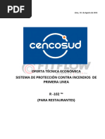 Oferta Técnica Ansul R102 - CENCOSUD - 2015