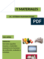 Avios y Materiales Fichas