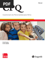 CPQ. Cuestionario de Personalidad para Niños - 9na Edición