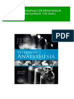 Veterinary Anaesthesia 11th Edition Kathy W. Clarke and Cynthia M. Trim (Auth.) All Chapter Instant Download