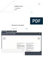 User Manual Mercedes-Benz C-Class (2005) (English - 482 Pages)