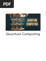 Quantum Computing