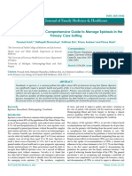 Epistaxis Guidelines A Comprehensive Guide To Manage Epistaxis in The Primary Care Setting