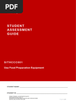 SITHCCC001 Use Food Preparation Equipment Student Assessment Guide V2