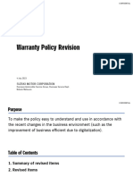 2 Warranty Policy Revision