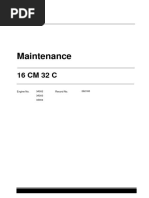 CAT 16CM 32 C - Maintenance