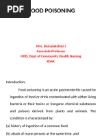 II Year B. SC (N) PPT On Food Poisoning