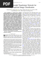 A Lightweight Transformer Network For Hyperspectral Image Classification