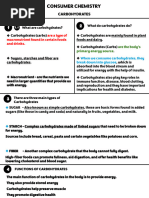 Carbohydrates Handout