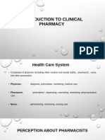 Introduction To Clinical Pharmacy