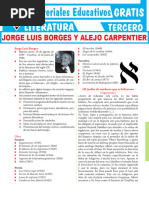 Jorge Luis Borges y Alejo Carpentier para Tercer Grado de Secundaria