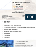 Adaptive Delta Modulation