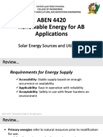 2 - Solar Energy Sources and Utilization