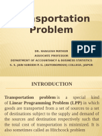 4 Tranportation Proplem Final 1