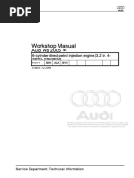 Service: Audi A6 2005