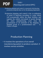 1.3. Production Planning - Control