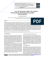 Integrated Process For Potassium Sulfate