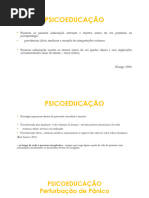 Estratégia de Intervenção - PsicoeducaçãoI