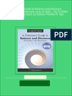 A Clinician S Guide To Balance and Dizziness Evaluation and Treatment June 15 2015 - 1617110604 - Slack Incorporated 1st Edition Plishka PT DPT