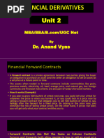 Unit 2 Financial Derivatives