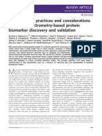 Tutorial For Best Practice of Proteomic Analysis