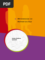 Méthodologie Du Rapport de Stage 2024