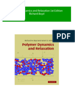 PDF Polymer Dynamics and Relaxation 1st Edition Richard Boyd Download