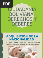 Ciudadanía Boliviana Parte 1