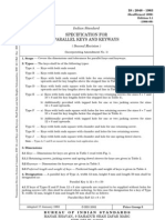 Is-2048 - Specification For Parallel Keys and Keyways