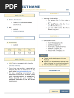 Wavechii Miffy Yellow Blue Template (A4)