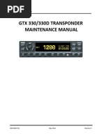 GTX 330 330D Transponder Maintenanace Manual