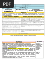 Plan K2° Diagnostico