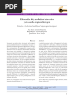 S6 - Educación 4.0, Modalidad Educativa y Desarrollo Regional Integral