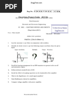 EC3301 Electron Devices and Circuits Apr May 2023 Question Paper Download