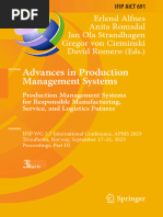 Advances in Production Management Systems