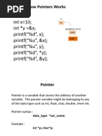 Pointer in C