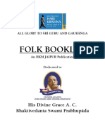 Folk Booklet - Print Copy - Book Form With Header, Contents, All Prayers With Devanagari, Tilak + Kanthi Mala, Chanting Method