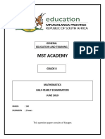 Grd8 Maths June 2019