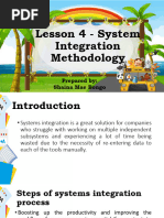 Lesson4 - System Integration Methodology