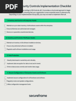 CIS Security Controls Implementation Checklist