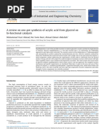 A Review On One-Pot Synthesis of Acrylic Acid From Glycerol