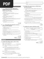 Checkpoint B1+ Unit 10 Test A