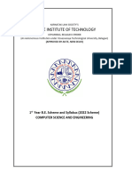 Revised 1st Year B.E Scheme 2022 CS