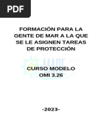 Manual Formacion Sobre Protección para La Gente de Mar Que Tenga Asignadas Tareas de Protección 3.26