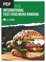 2023 ProVeg International Fast Food Menu Ranking