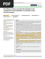 The Efficacy of Bone Reconstruct