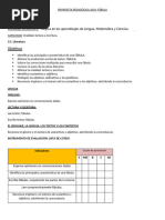 La Fábula - Secuencia 4° Grado 2024