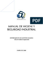 Manual de Higuiene y Seguridad Industrial USC 2008