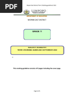 Grade 11, Geography, MARKING GUIDELINES Term 3 Test 2022