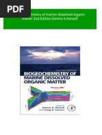 PDF Biogeochemistry of Marine Dissolved Organic Matter 2nd Edition Dennis A Hansell Download